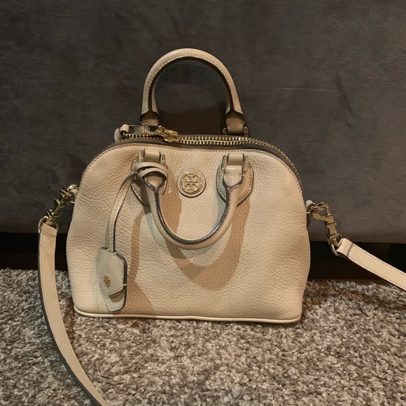 Tory Burch Robinson Pebbled Mini Dome Satchel - Picture 3 of 6